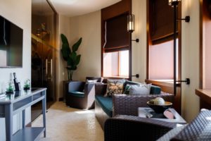 Люкс терраса двухместного номера в отеле Сопка